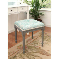 Highland Dunes Toppenish Solid Wood Accent Stool