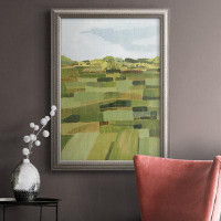 Winston Porter Woven Pasture II Premium Framed Canvas- Ready To Hang