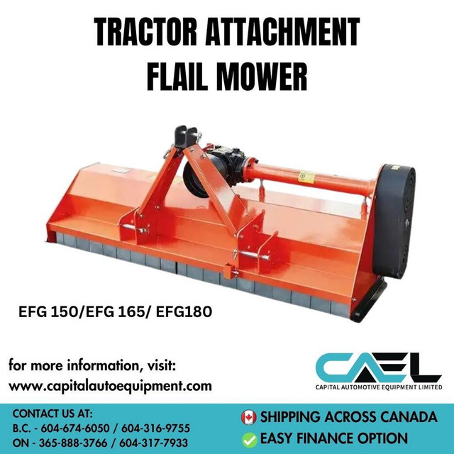 High Quality Brand new Heavy duty flail mower for tractor certified and with warranty - Call us now! in Heavy Equipment Parts & Accessories - Image 2