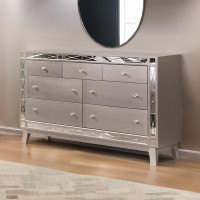 Everly Quinn Cecere 7 Drawers Double Dresser