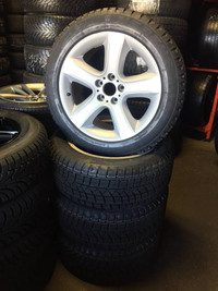 19 BMW X5 WINTER PACKAGE ON BRAND NEW TIRES NEREUS SCLAW NS806 255/50R19 AND OEM BMW USED RIMS 9Jx19 ET48 PCD 5x120
