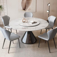 Orren Ellis Rock table modern simple light luxury dining table and chair