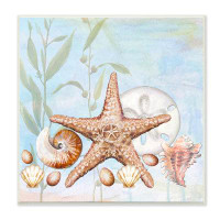 Rosecliff Heights Starfish Seashells Underwater Plants Ocean Beach Painting