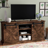Laurel Foundry Modern Farmhouse Hungerford 66-inch TV Stand Console, No Assembly Required