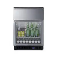 Summit Appliance Summit Appliance 110 Cans (12 oz.) Freestanding Beverage Refrigerator with Wine Storage