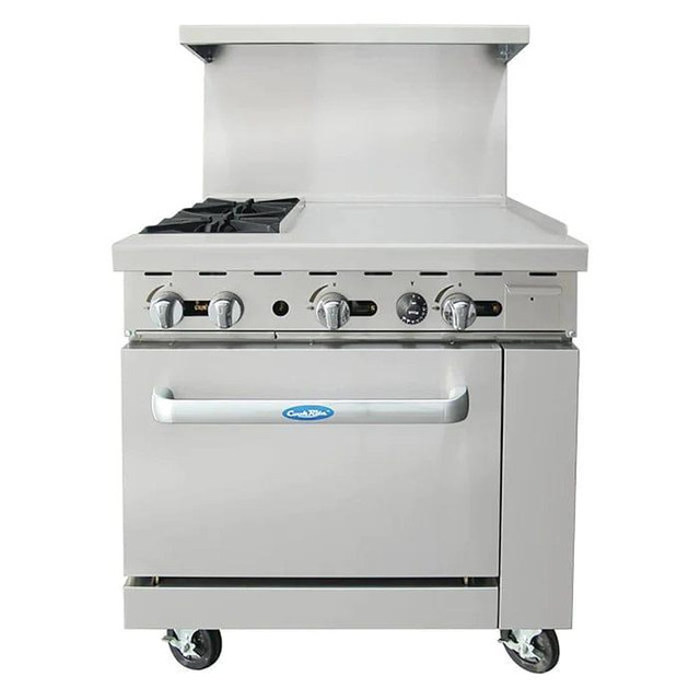 Atosa Natural Gas/Propane 2 Burners with 24 Griddle Stove Top Range in Other Business & Industrial