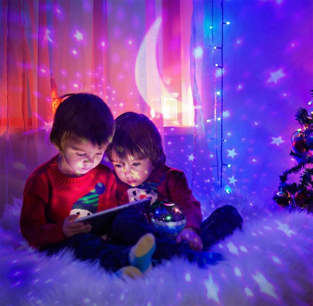 ILLUMINATING AND ROTATING NIGHT SKY PROJECTOR - Turn your room into a star-filled sky! Only $19.95! in Toys & Games - Image 4