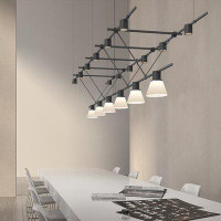 SONNEMAN Suspenders® 18 - Light Kitchen Island Modern Linear LED Pendant