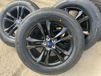 New 2015-2023 Ford Edge black wheels and Falken All season tires