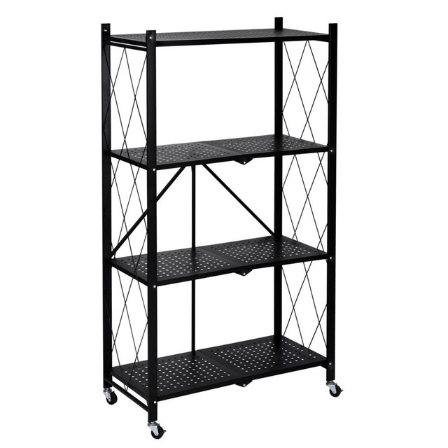NEW 4 LAYER FOLDING SHELF MICROWAVE KITCHEN STAND AMTSR04 in Kitchen & Dining Wares in Alberta