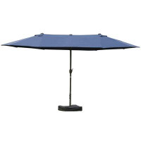 Arlmont & Co. Wiens 15' 1" x 8' 10" Rectangular Market Umbrella