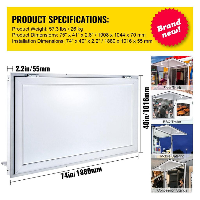 Concession windows - 6 sizes to choose from in Other Business & Industrial - Image 4