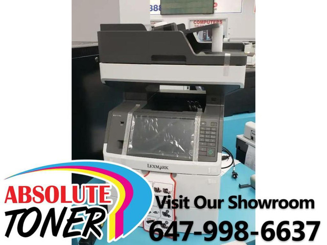 $45/mo. LEASE BRAND NEW Lexmark MX810de Monochrome Laser Multifunction b/w Printer Scanner Copier VERY ECONOMICAL 25K in Printers, Scanners & Fax - Image 2