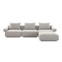 Latitude Run® Amiayah 4 - Piece Upholstered Modular Sectional