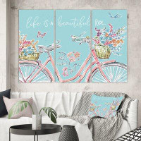 Made in Canada - East Urban Home 'Sparrow Spring III Crop' Painting Multi-Piece Image on Canvas
