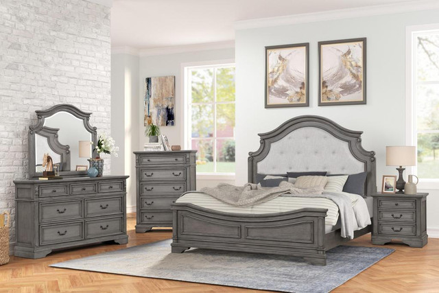 Queen Bedroom Set on Clearance !! Toronto Furniture Sale !! in Beds & Mattresses in Markham / York Region - Image 4