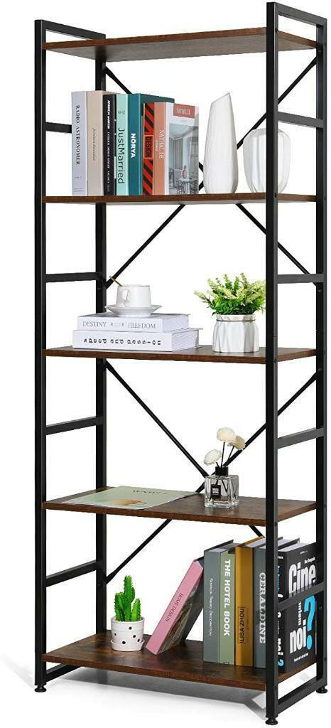 NEW 5 SHELF INDUSTRIAL TALL BOOKCASE TLSF05 in Bookcases & Shelving Units in Regina