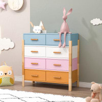 Latitude Run® The Colorful  Free Combination Cabinet  DRESSER CABINET BAR CABINET, Storge Cabinet, Lockers,Solid Woodhan