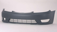 Bumper Front Toyota Camry 2005-2006 Primed Se/Xle Usa (With Fog Lamp Hole) Capa , TO1000285C