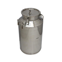 Stainless Steel Milk Can Bucket Pail for Honey Juice with Sealed Lid Storage 60L 212089