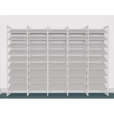 Martha Stewart California Closets The Everyday System 120inw X 87inh X 20ind 135 Pair Shoe Rack