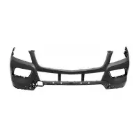 Mercedes ML250 CAPA Certified Front Bumper With Sensor Holes Without Headlight Washer Holes - MB1000368C