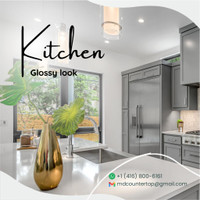 Glossy Look Kitchen