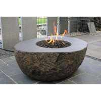 Elementi Boulder Concrete Propane/Natural Gas Fire Pit Table