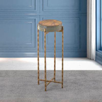 Mercer41 Luzmarie Glass End Table