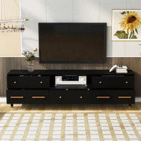 Mercer41 TV Stand for 75+ Inch TV