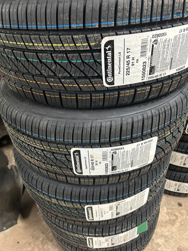 4 Brand New Continental Pure Contact LS in 225/45R17 All Season Tires $70 REBATE!! *** WallToWallTires.com *** in Tires & Rims in Ottawa / Gatineau Area - Image 2