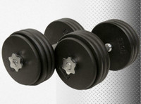 FREE SHIPPING CODE IS eSPORT NEW eSPORT IRON ADJUSTABLE DUMBBELLS, 10lb – 80lb, ($336 For Pair)