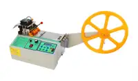 Automatic Digital Belt Cutting Machine Hot and Cold Cut Slitter Tape Strap Fabric Leather Ribbons 220V #027046
