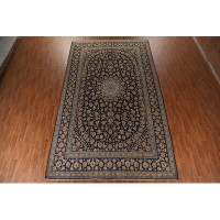 Isabelline Traditional Kashan Persian Design Large Rug Hand-Knotted 10X16