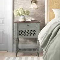 Beachcrest Home Yemina End Table with Storage