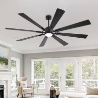 17 Stories Brownton Ceiling Fan with LED Lights