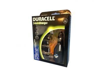 Promotion! Duracell 3 in 1 (Car, Home, or USB) Charger for Cell Phones, Tablets, & E-Readers,$19.99(was$29) in Cell Phone Accessories