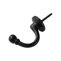 RCH Supply Company Metal Wall Hook in Black