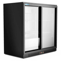 KoolMore 35 in. Back Bar Refrigerator - 7.4 Cu ft. BC-2DSL-BK