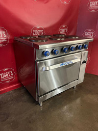 Electric imperial 6 burner stove with oven for only $2895 ! Can ship