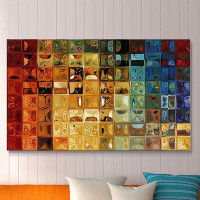 Picture Perfect International 'Modern Tile Art #22 2008' Graphic Art Print  on Canvas