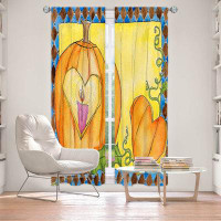 East Urban Home Lined Window Curtains 2-panel Set for Window Size 112" x 78" by Marley Ungaro - Jack of Hearts