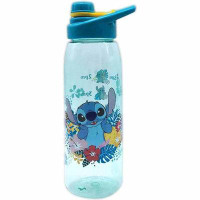 Silver Buffalo Disney Lilo and Stitch Tropical 28 oz. Water Bottle