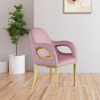 Everly Quinn Pink Dining Chairs