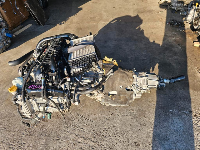 JDM Subaru WRX 2015-2018 2.0L Turbo FA20 DOHC Turbocharged Engine and Transmission / Low Mileage in Engine & Engine Parts - Image 4