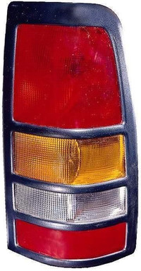 Tail Lamp Passenger Side Chevrolet Silverado 2500 2001-2003 3500 Black Bezel High Quality , GM2801166
