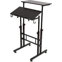 Latitude Run® Small Adjustable Standing Desk Converter