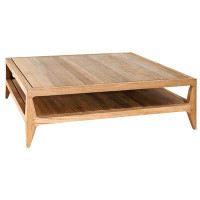 OASIQ Limited 300 Solid Wood 4 Legs Coffee Table with Storage