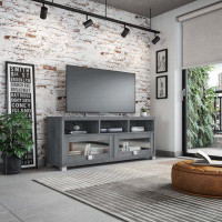Latitude Run® Techni Mobili Durbin TV Stand For Tvs Up To 75In, Grey-23.25" H x 57.25" W x 15.25" D