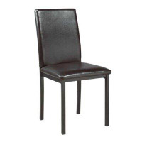 Red Barrel Studio Nevelle Stacking Side Chair in Black